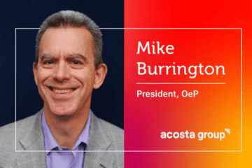 Mike Burrington President, OeP, Acosta Group headshot